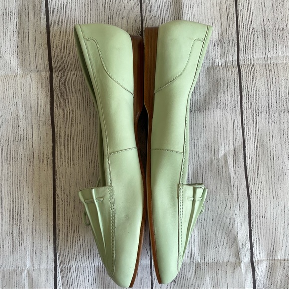 Enzo Angiolini pastel green bow tie mules - Picture 6 of 10